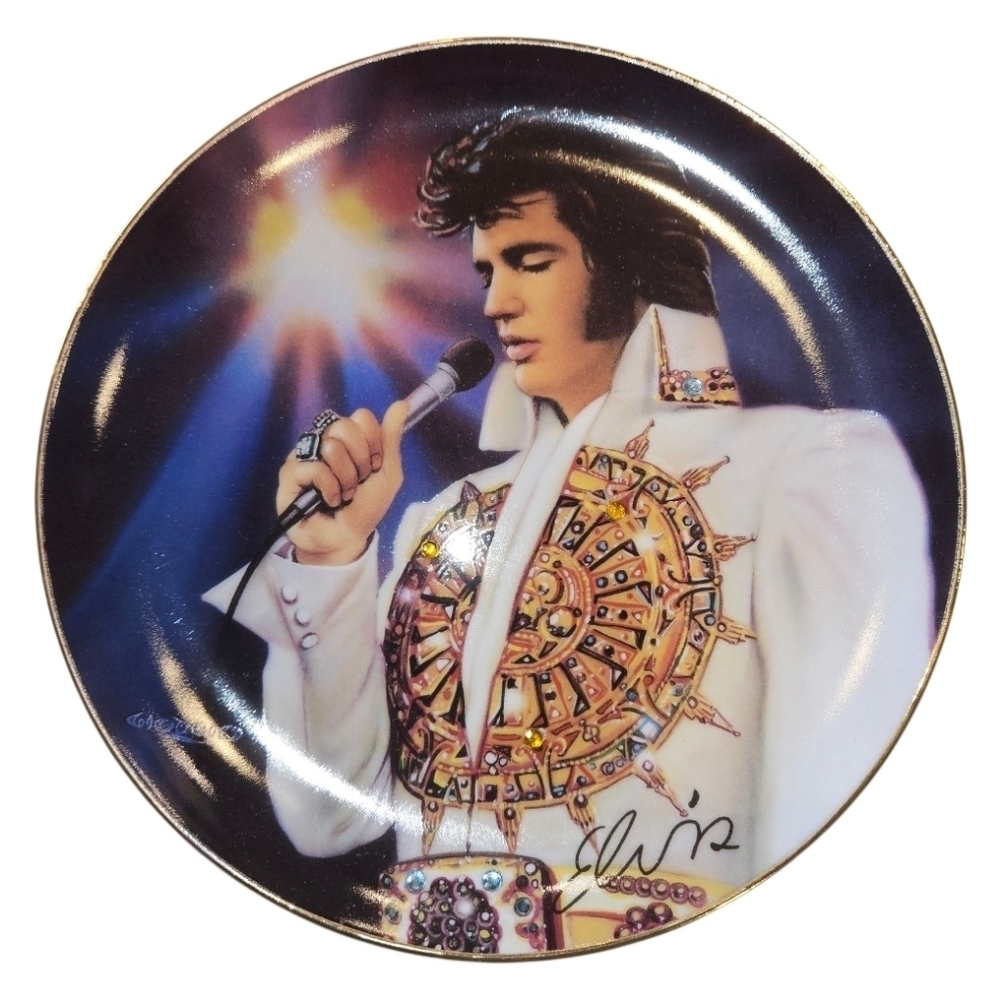VINTAGE Elvis Presley Collectors Plate - The Dream Bradford Exchange​​​​​